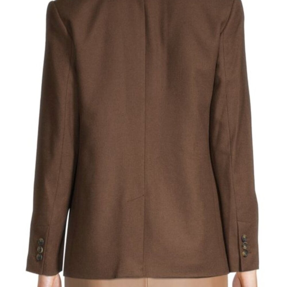 Vince Double-Breasted Blazer in Hickory, Size 6, Excellent Condition - Picture 2 of 12